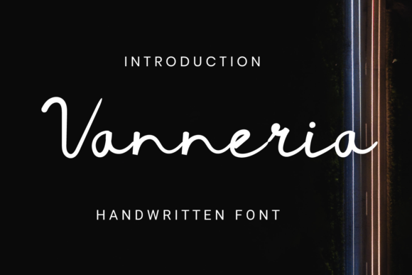 Vanneria Font Poster 1