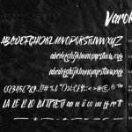 Varokah Font Poster 9