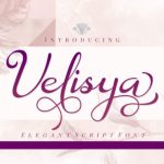 Velisya Font Poster 1