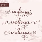 Velisya Font Poster 6