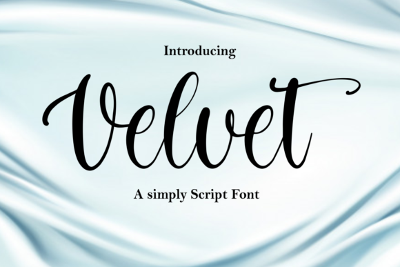 Velvet Font Poster 1