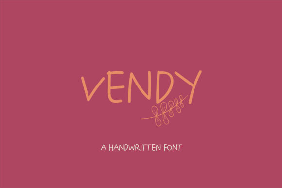 Vendy Font Poster 1