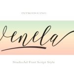 Venela Font Poster 1