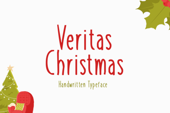 Veritas Christmas Font Veritas Christmas Font Poster 1