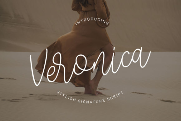 Veronica Font Poster 1