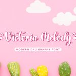 Victoria Melody Font Poster 1