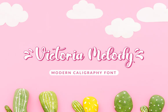 Victoria Melody Font Poster 1