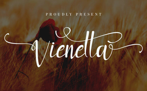 Vienetta Font Poster 1