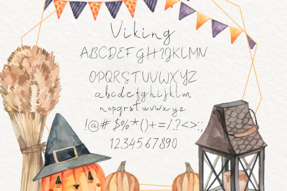 Viking Font Poster 2