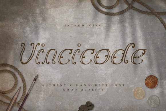 Vincicode Font Poster 1