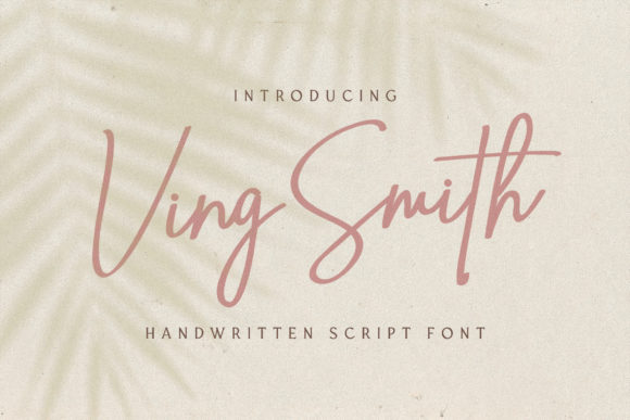 Ving Smith Font Poster 1