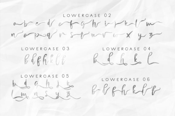 Violaceous Font Poster 10