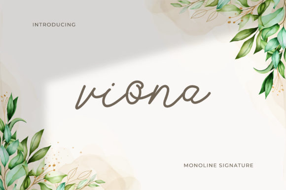 Viona Font Poster 1