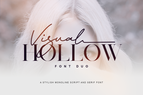 Visual Hollow Font