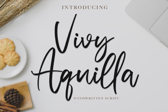 Vivy Aquilla Font Poster 1