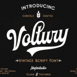 Voltury Font Poster 1