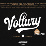 Voltury Font Poster 2