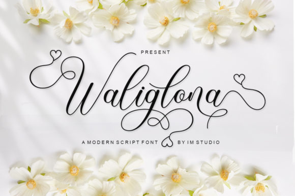 Waliglona Font Poster 1