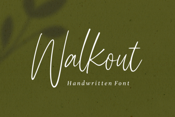 Walkout Font