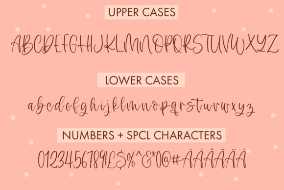 Walnut Moth Font Poster 2