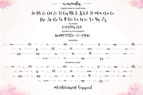Warmesty Font Poster 10