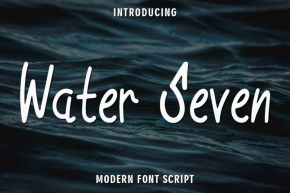 Water Seven Font Poster 1
