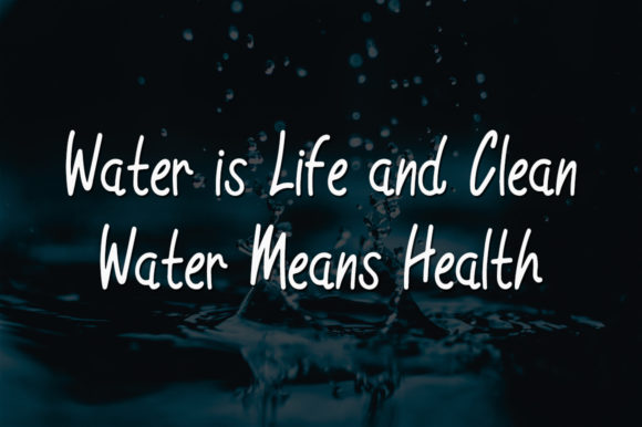 Water Seven Font Poster 4