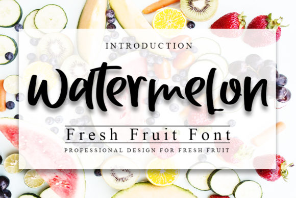 Watermelon Font Poster 1