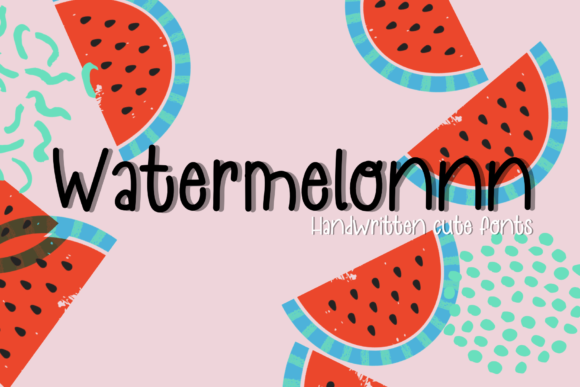 Watermelonnn Font Poster 1
