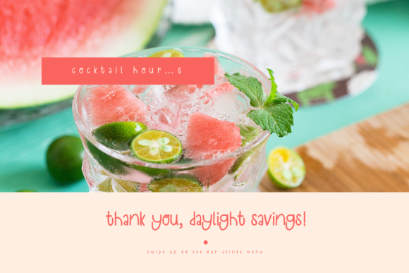Watermelonnn Font Poster 2