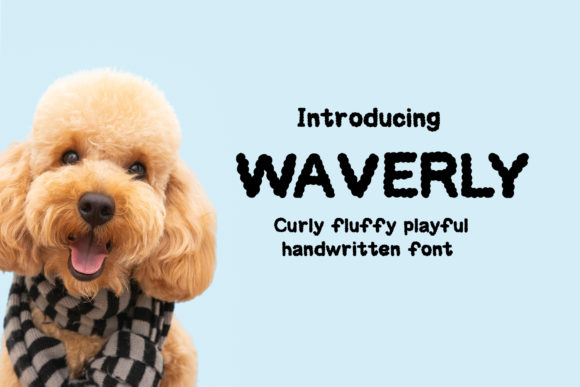 Waverly Font Poster 1