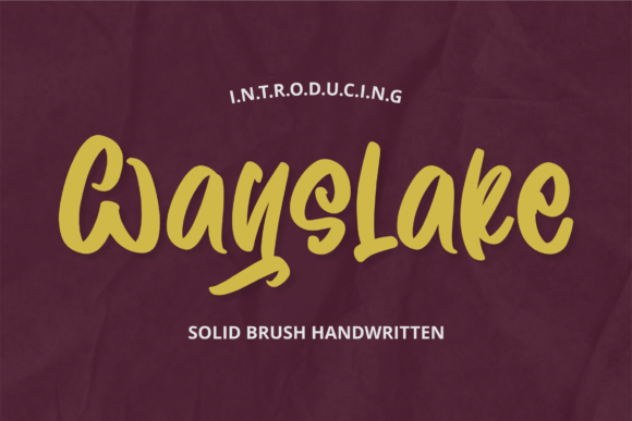 Wayslake Font