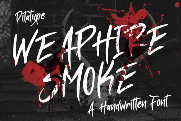 Weaphire Smoke Font Poster 1
