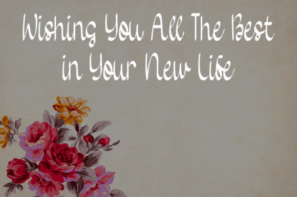 Wedding Card Font Poster 2