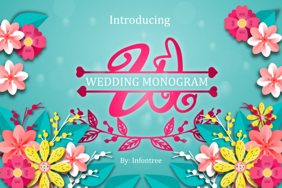 Wedding Monogram Font