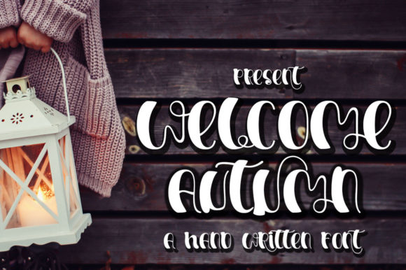 Welcome Autumn Font Poster 1