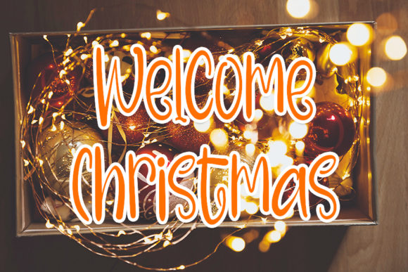 Welcome Christmas Font