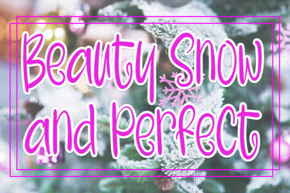 Welcome Christmas Font Poster 2