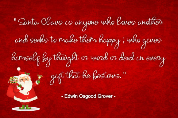 Welcome Santa Claus Font Poster 3