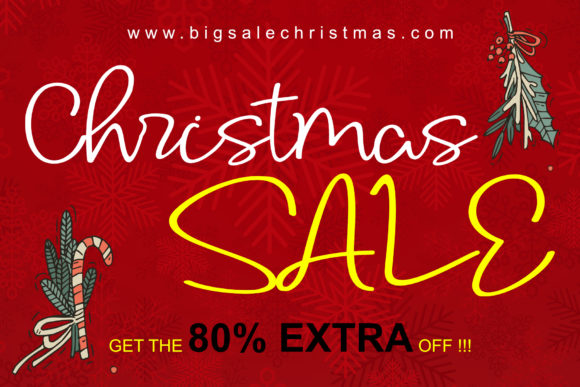 Welcome Santa Claus Font Poster 5
