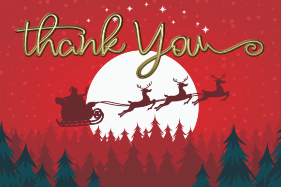 Welcome Santa Claus Font Poster 7