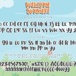 Welcome Summer Font Poster 8