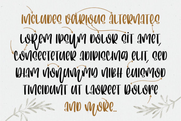 Welcome to Our Home Font Poster 3