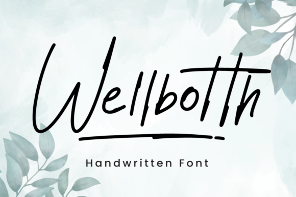 Wellbotth Font Poster 1