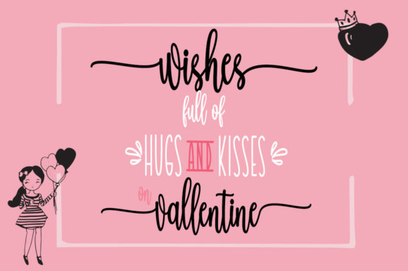 Wellcome Valentine Font Poster 2