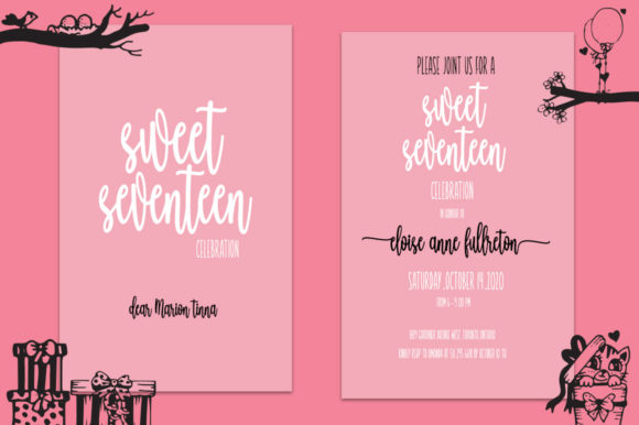 Wellcome Valentine Font Poster 5
