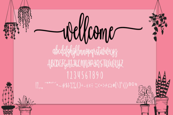 Wellcome Valentine Font Poster 7