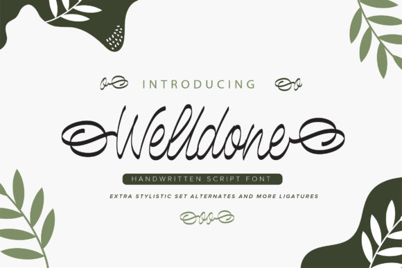 Welldone Font Poster 1