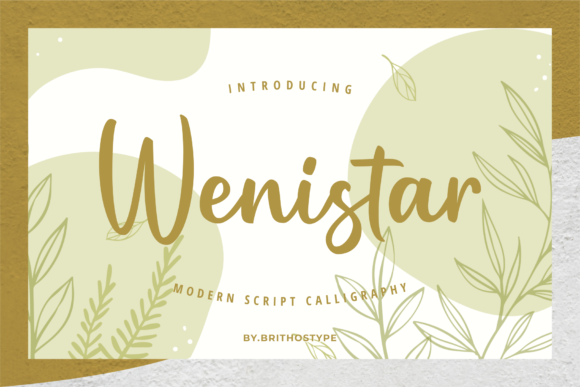 Wenistar Font