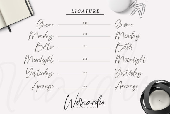 Wernardio Font Poster 3
